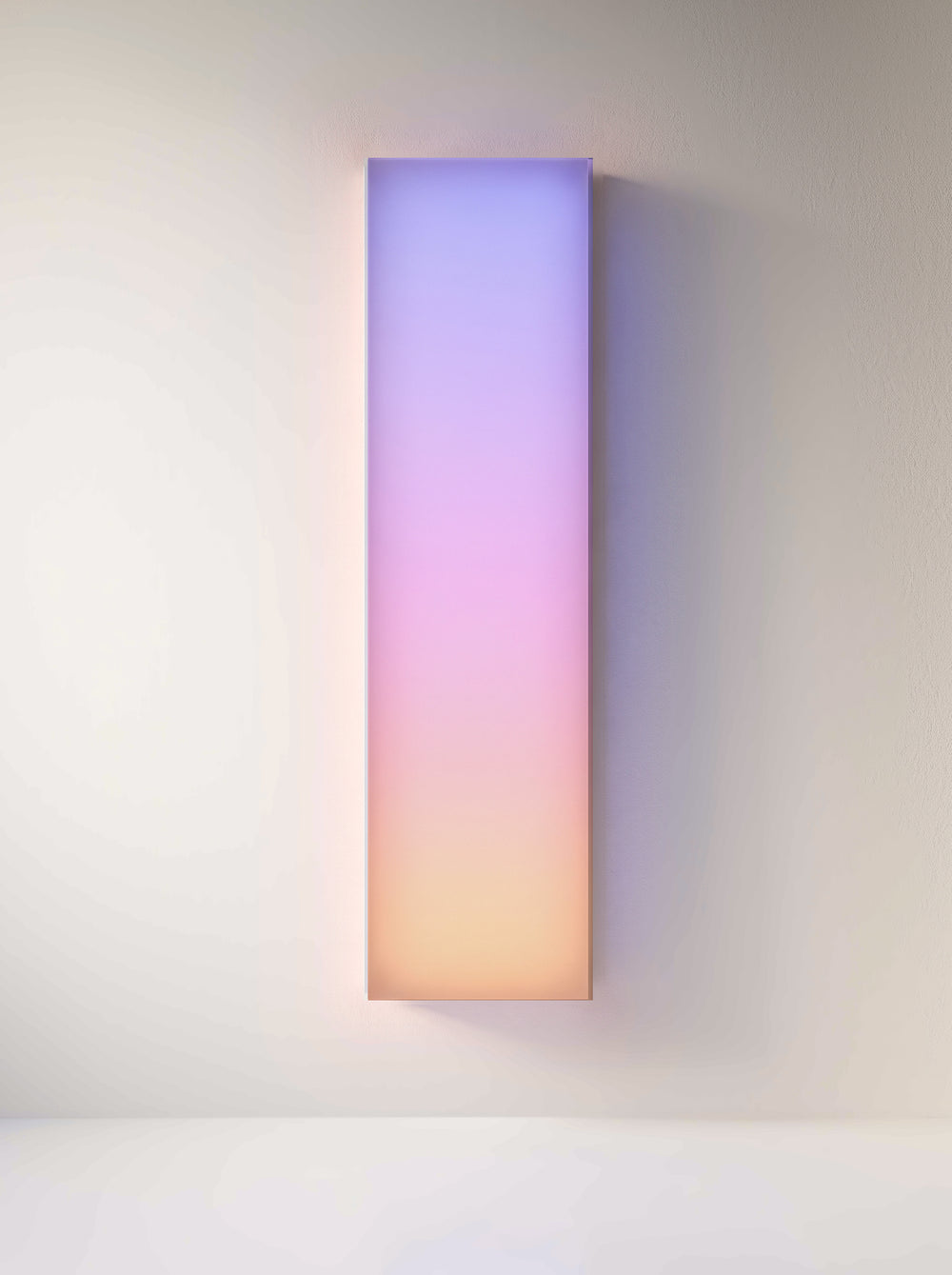Circadia light in a lavender-to-peach color study