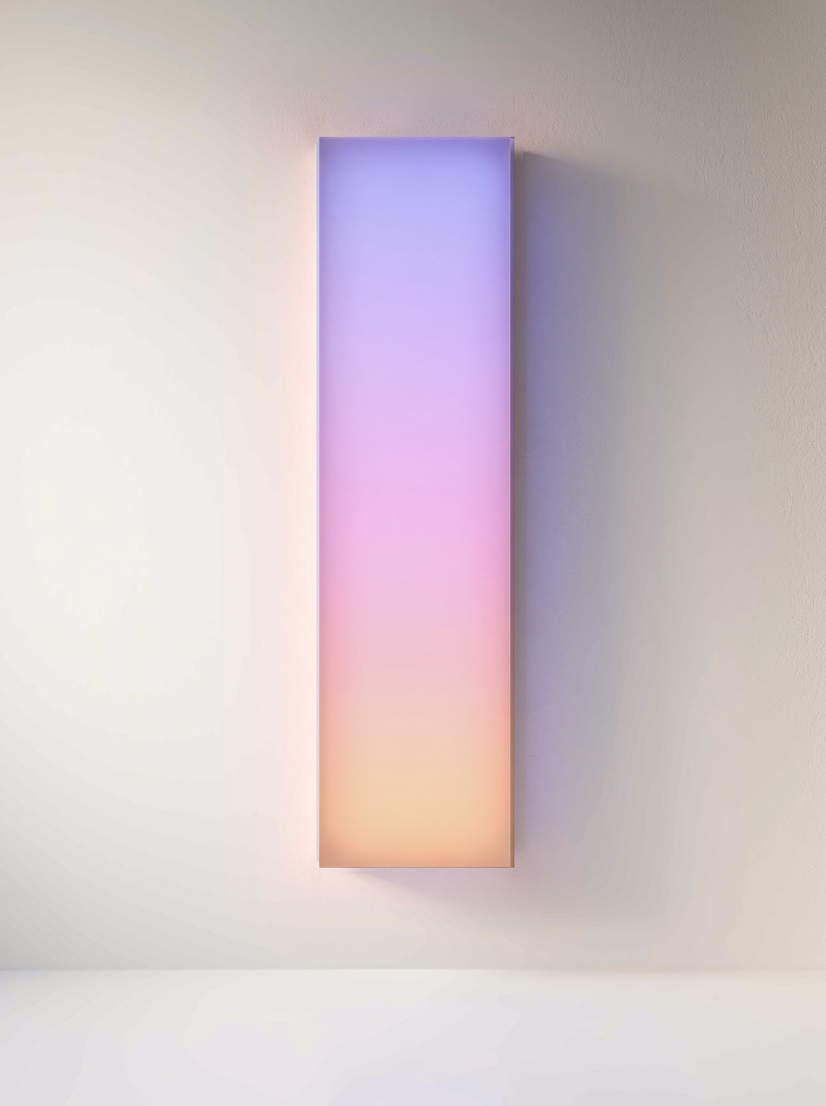 Circadia architectural light in a lavender-to-peach color study